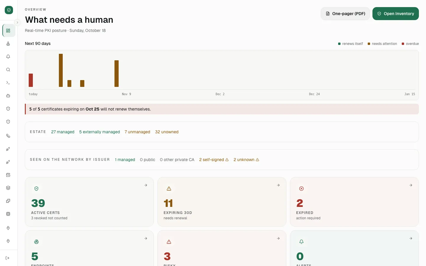 Click Collapse sidebar