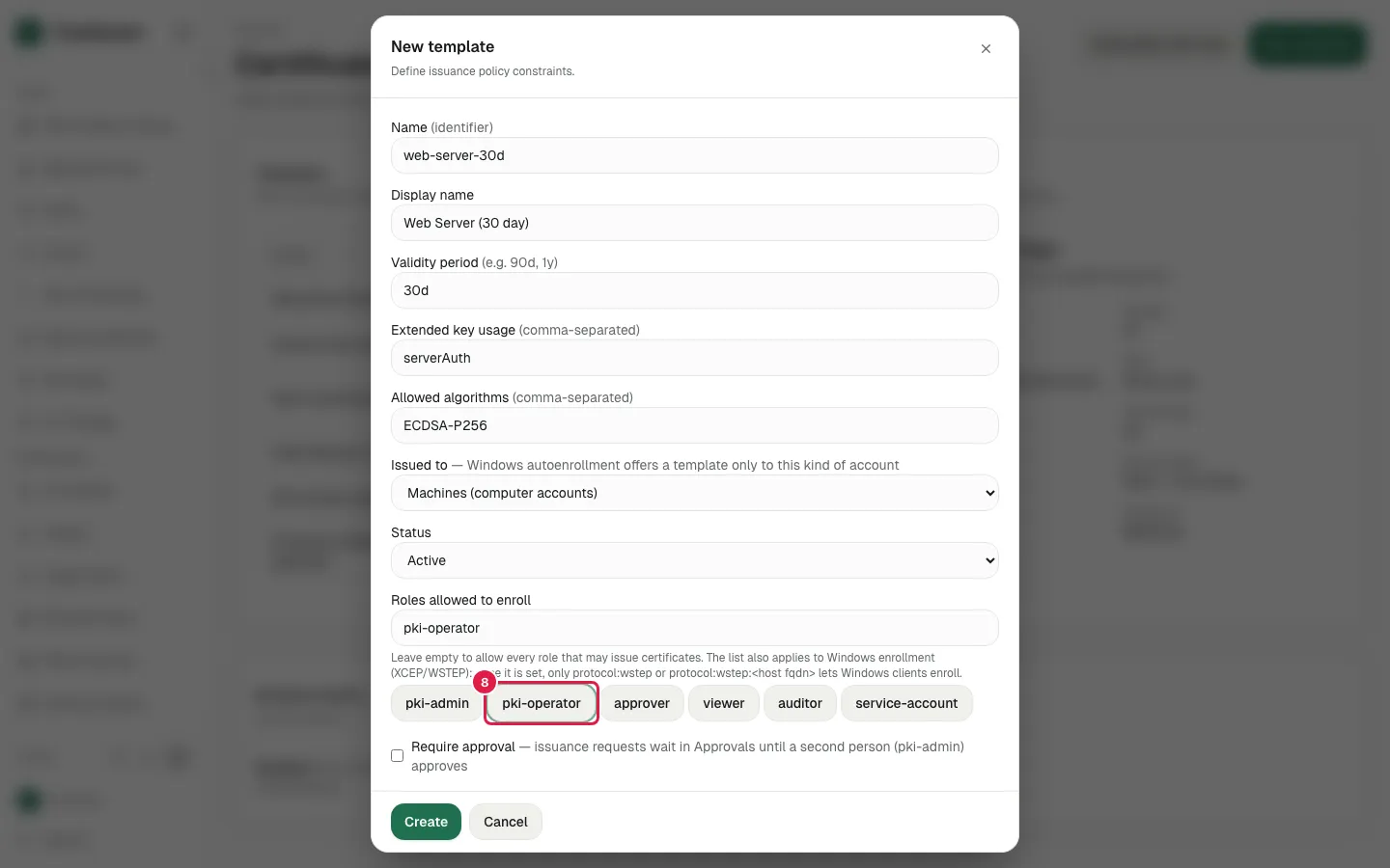 Click pki-operator