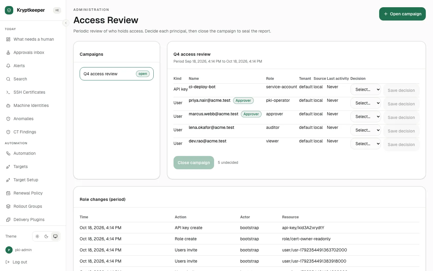 Open /access-review