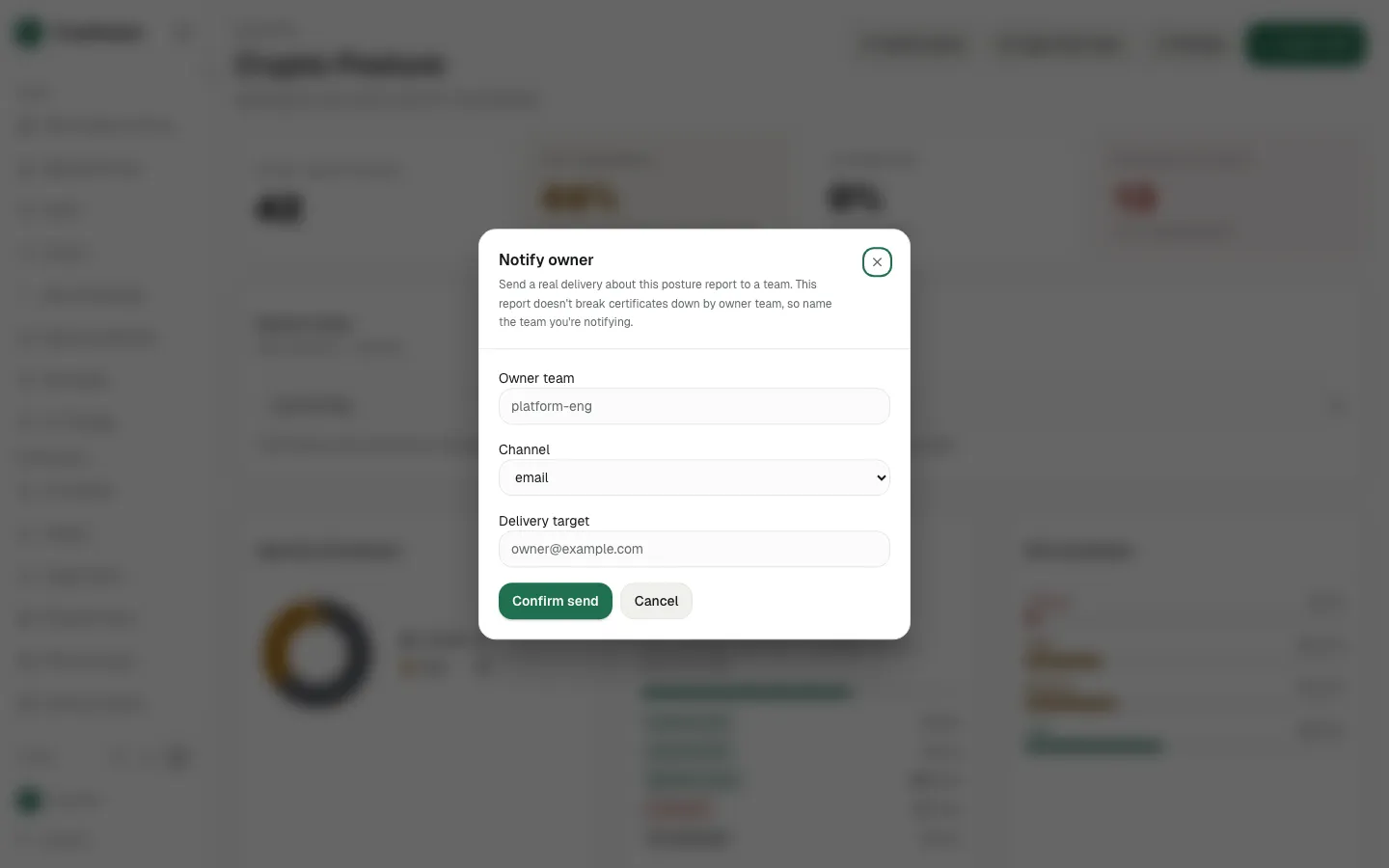 Click Notify owner